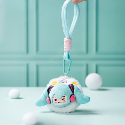 [official License] Hatsune Miku Squinting Eyes Hanging Plush