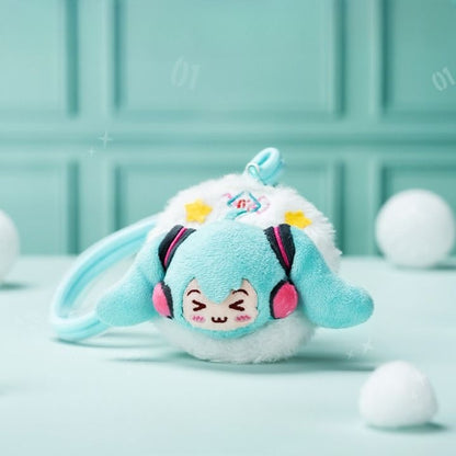 [official License] Hatsune Miku Squinting Eyes Hanging Plush