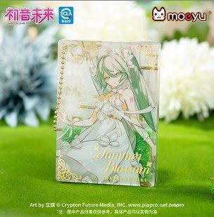 [official License] Hatsune Miku Summer Flower Quicksand Acrylic Pendant