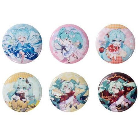 Hatsune Miku Chibi Tin Badge Blind Box Single Pack