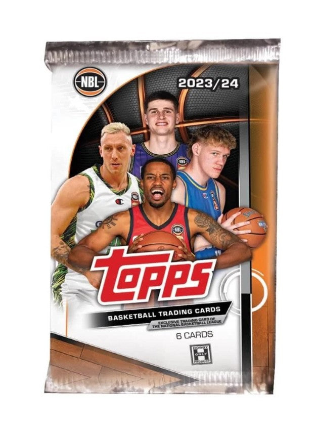 Pack Of Topps 2023 - 2024 Nbl Basketball Cards Single Pack