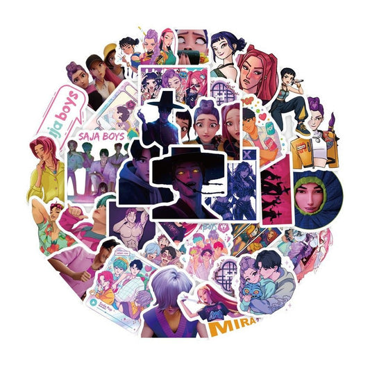 50pcs Kpop Demon Hunters Sticker Pack