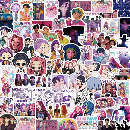 50pcs Kpop Demon Hunters Sticker Pack