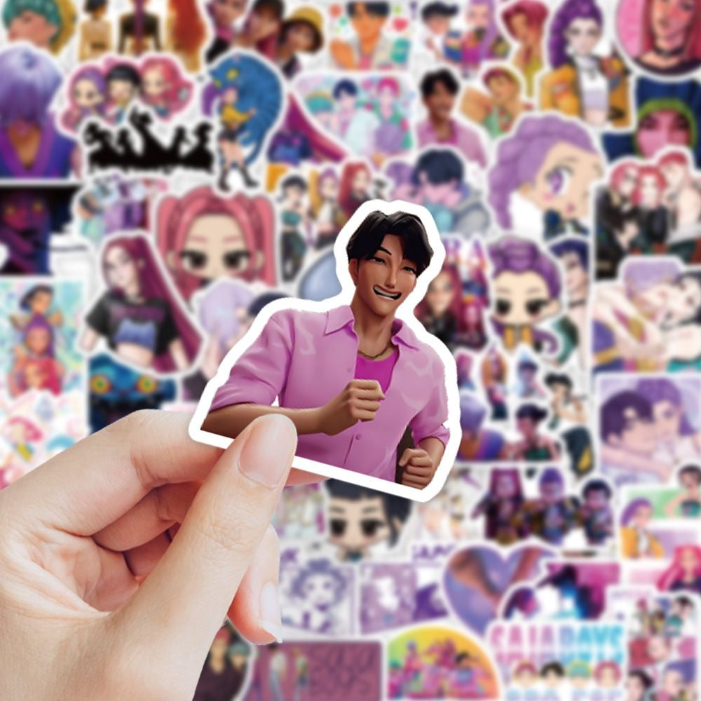 50pcs Kpop Demon Hunters Sticker Pack