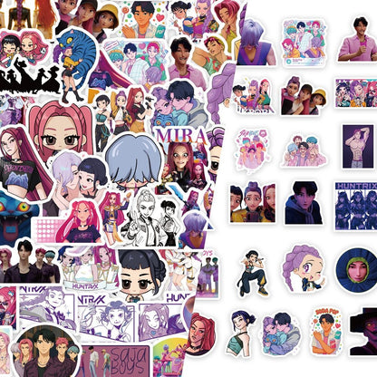 50pcs Kpop Demon Hunters Sticker Pack