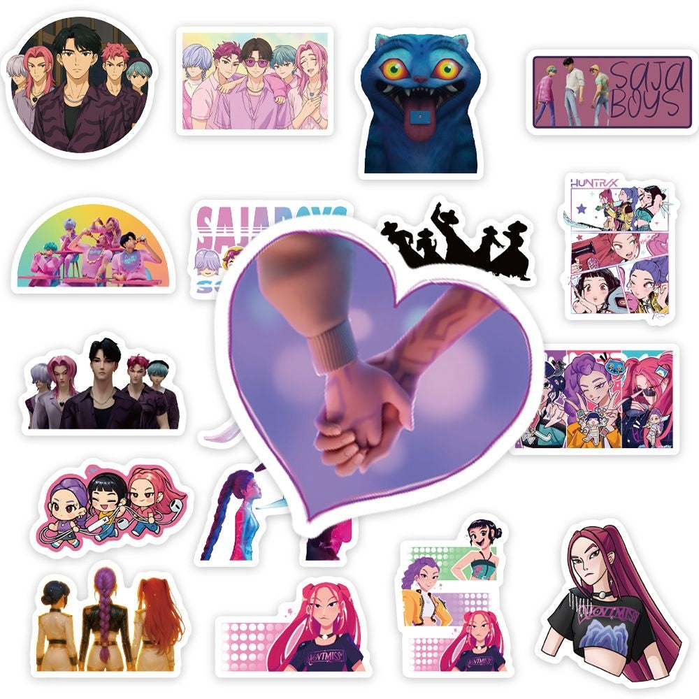 50pcs Kpop Demon Hunters Sticker Pack
