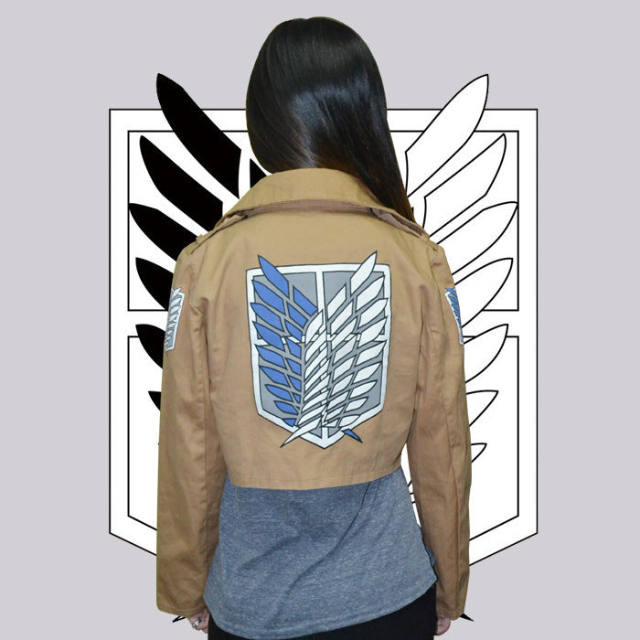 Attack On Titan Jacket Brown