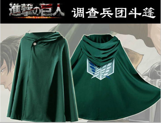 Attack On Titan Green Cape Adult Size