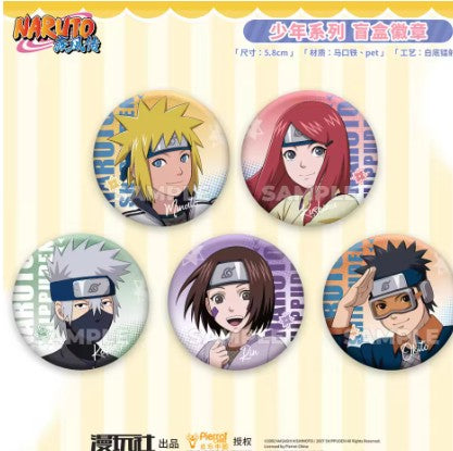 Naruto Jumbo Badge Assorted