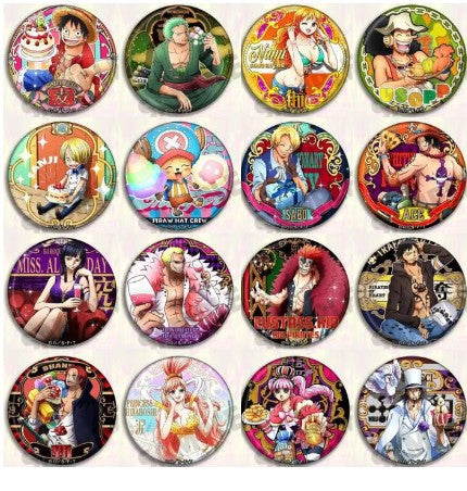 One Piece Jumbo Badge Assorted