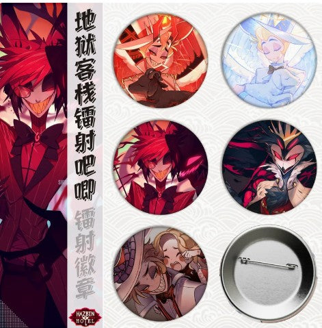 Hazbin Hotel Jumbo Badge Assorted