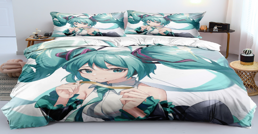 Hatsune Miku Quilt Cover Set
