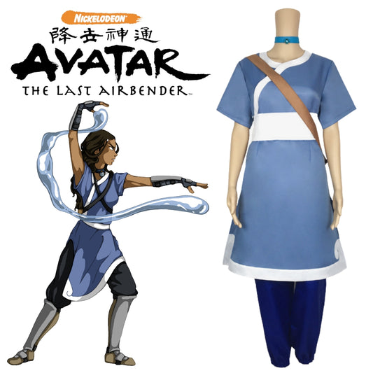 (special Order) Avatar: The Last Airbender Katara Cosplay Costume