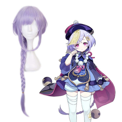 Genshin Impact Qiqi Cosplay Wig