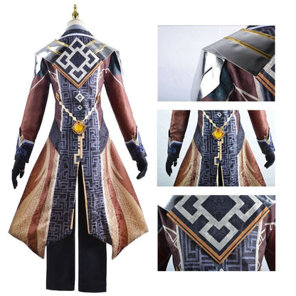 Genshin Impact Zhongli Rex Lapis Cosplay Costume