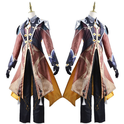 Genshin Impact Zhongli Rex Lapis Cosplay Costume