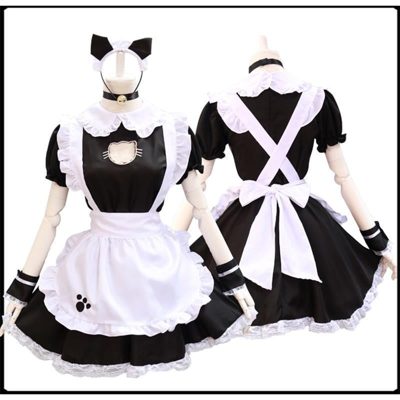 Cat Maid Dress Costume Cosplay