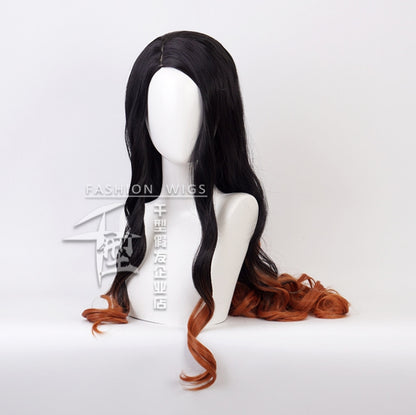 Demon Slayer Cosplay Wig (bleached) Nezuko Kamado