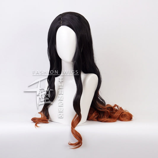 Demon Slayer Cosplay Wig (bleached) Nezuko Kamado