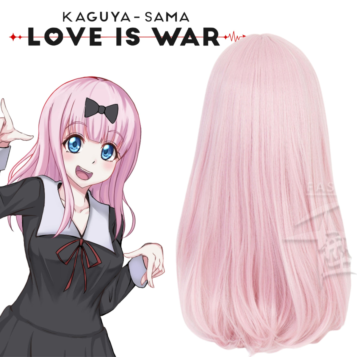 Kaguya Sama Love Is War Chika Fujiwara Cosplay Wig