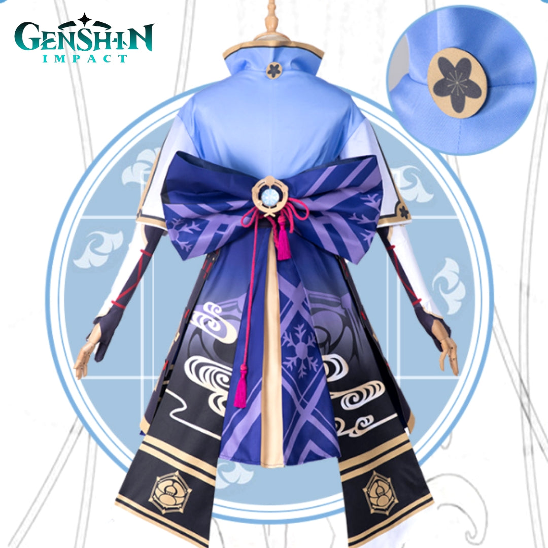 (special Order) Genshin Impact Kamisato Ayaka Cosplay Costume