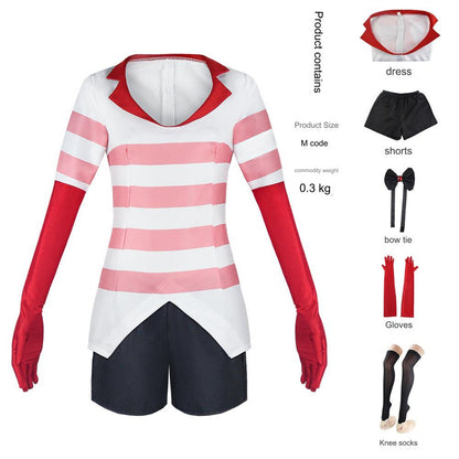 Hazbin Hotel Angel Dust Cosplay Costume
