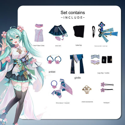 Hatsune Miku Onmyoji Unevolved Cosplay Costume
