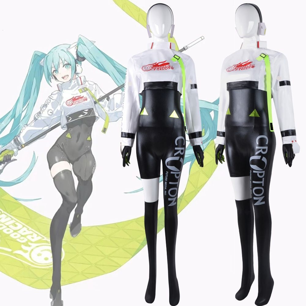 Hatsune Miku Racing Miku Jumpsuit Cosplay Costume