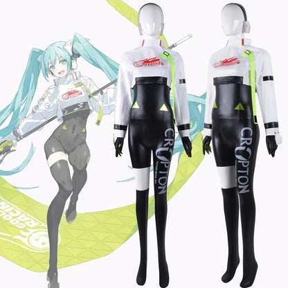 Hatsune Miku Racing Miku Jumpsuit Cosplay Costume