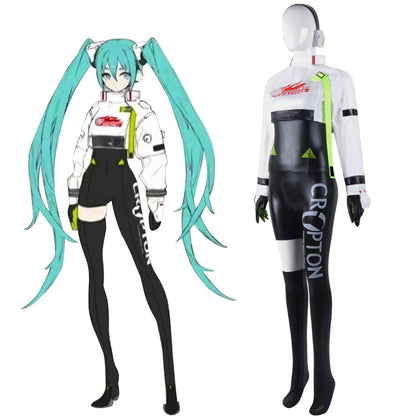 Hatsune Miku Racing Miku Jumpsuit Cosplay Costume