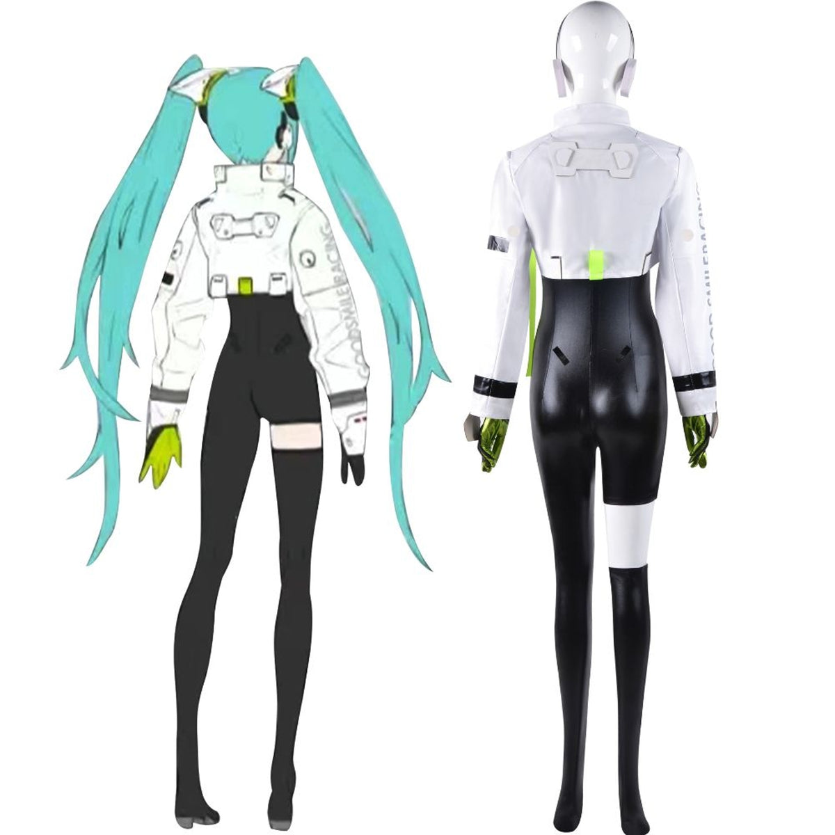 Hatsune Miku Racing Miku Jumpsuit Cosplay Costume