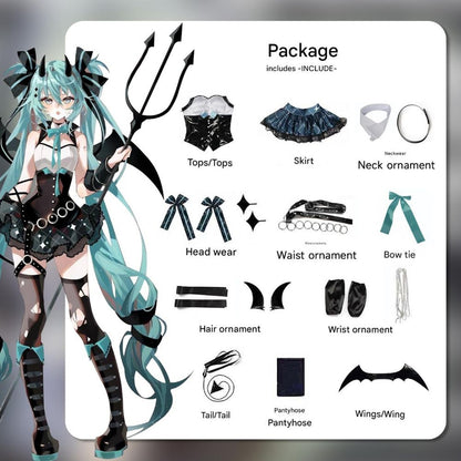 Hatsune Miku Little Devil Cosplay Costume