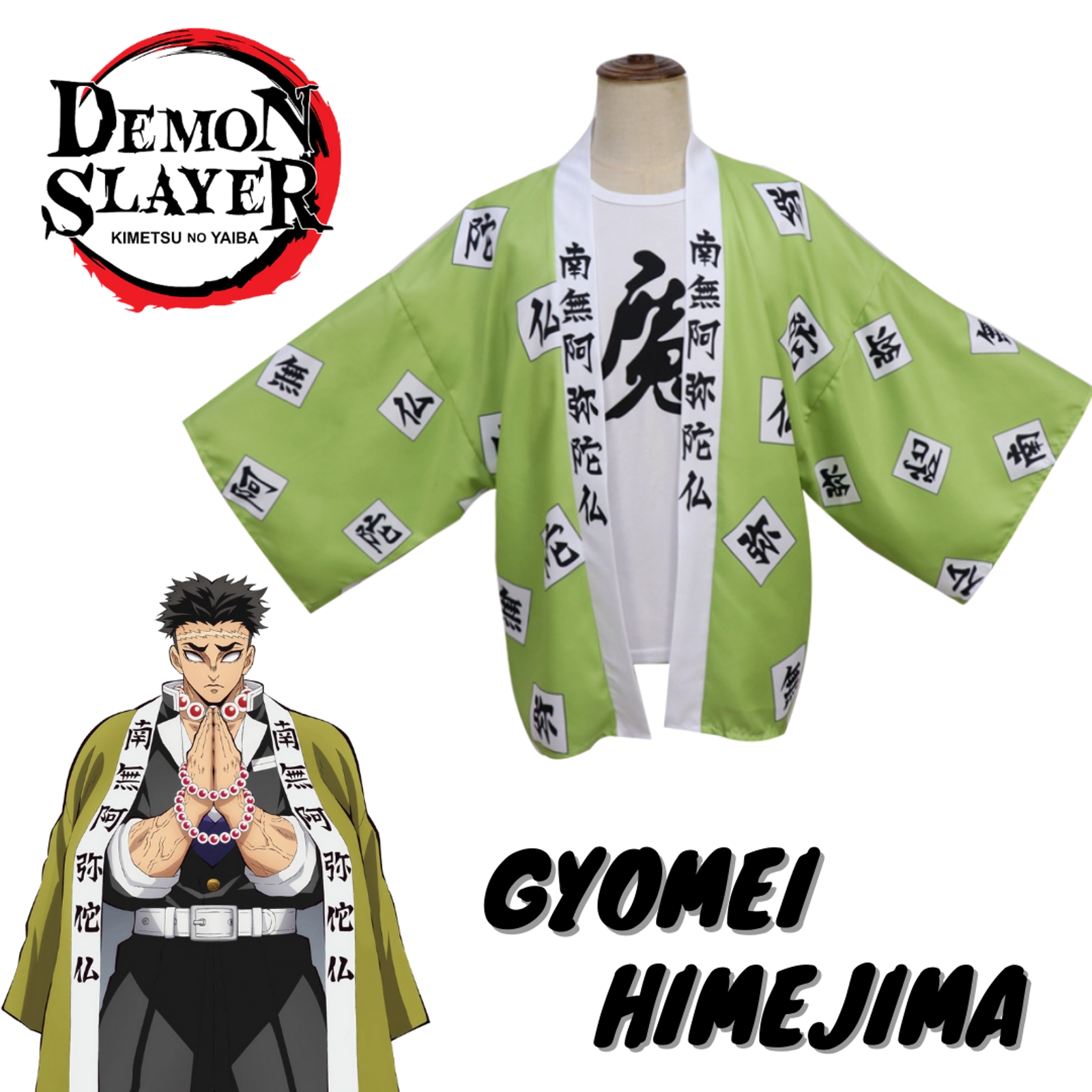 Demon Slayer Rengoku Kyoujurou Cloak Cape Halloween Cosplay Kimono Cardigan for Men 