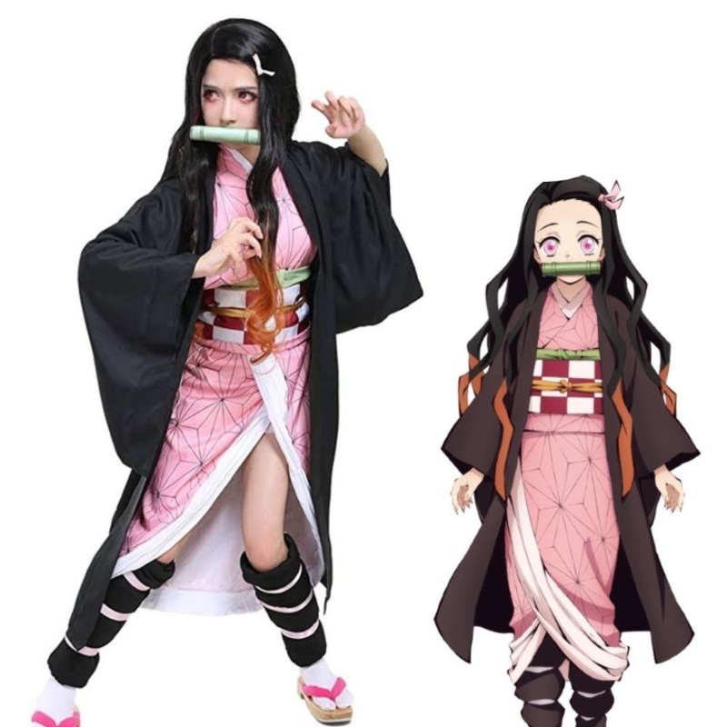 Demon Slayer Nezuko Cosplay Anime Costume Set - $87.99 - The Mad Shop