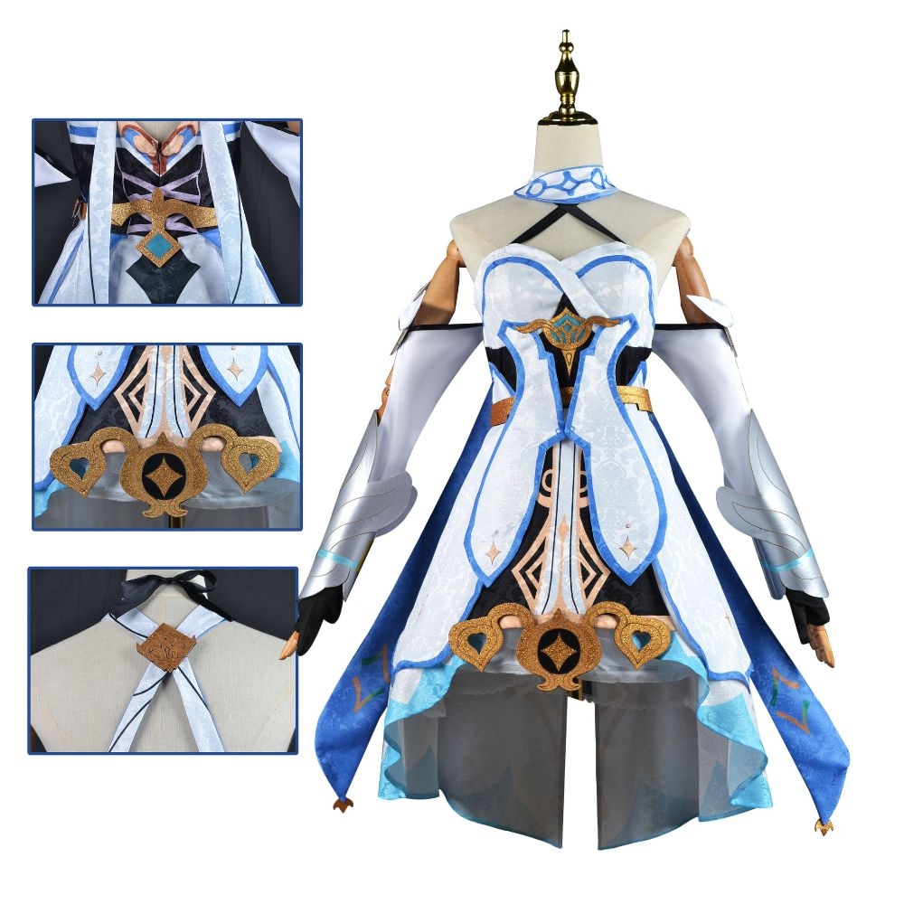 Genshin Impact Lumine Time Traveller Cosplay Costume - $199.99 - The ...