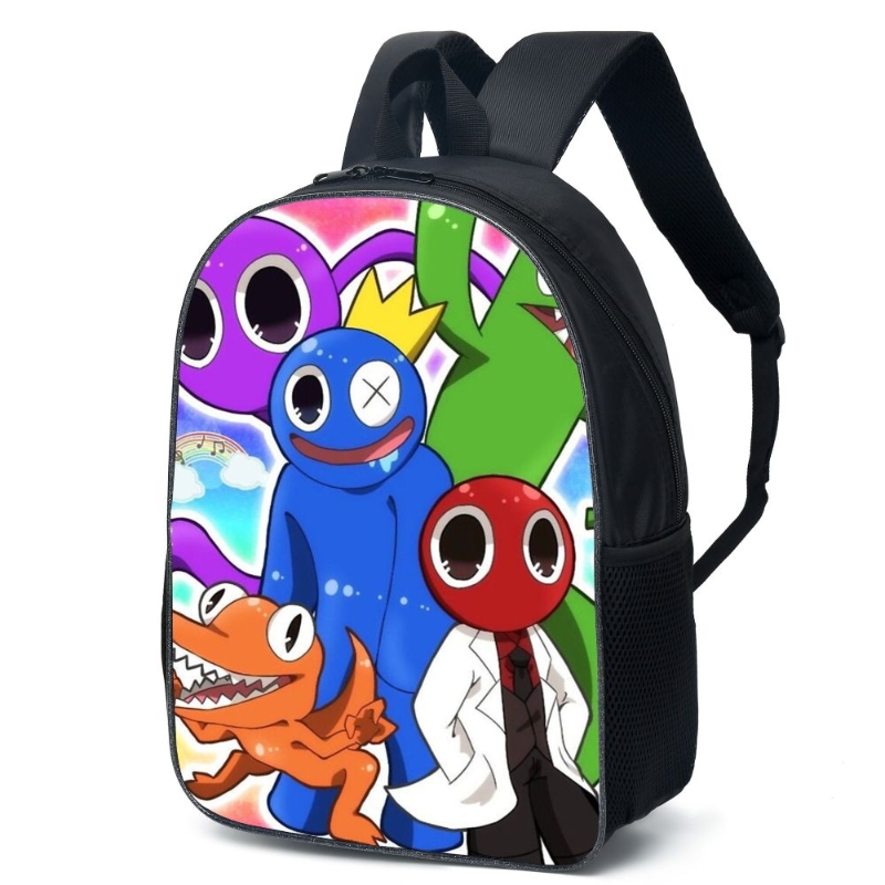 Rainbow Friends Video Game Graphic Backpack School Bag - $ - The Mad  Shop