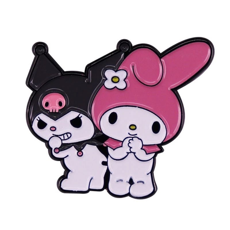 Sanrio Hello Kitty My Melody & Kuromi Slumber Party Enamel Pin Set